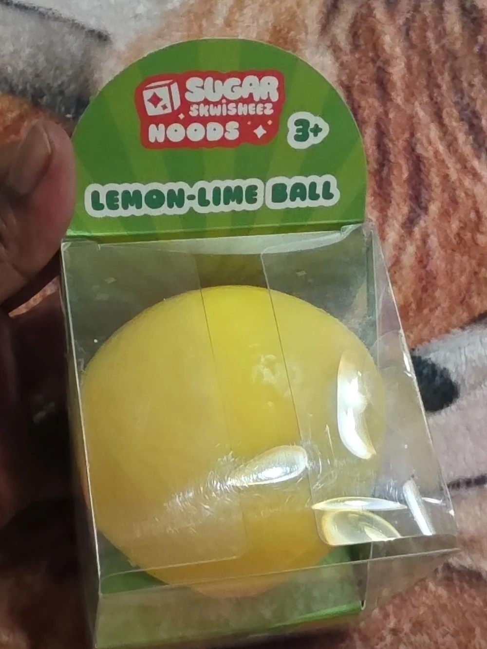 SMITH Lemon-Lime Scented Squishy Ball - Yellow & Green